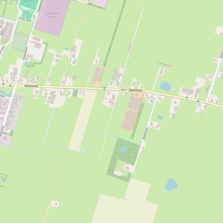 Kaart van  Boerestreek.