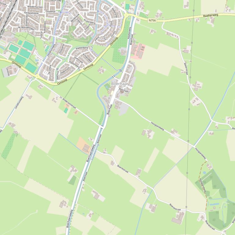 Kaart van  Boerhaar.