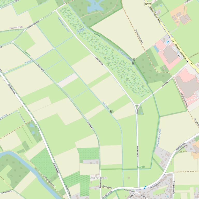 Kaart van de Bolbergweg.