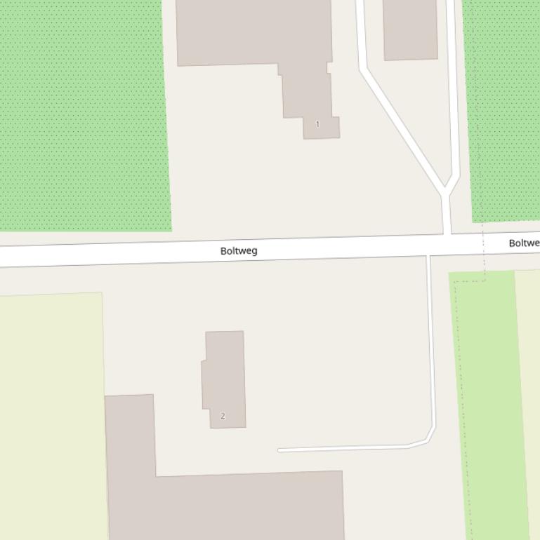 Kaart van de Boltweg.