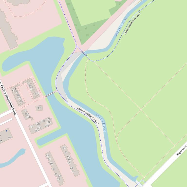 Kaart van het Bonepad.