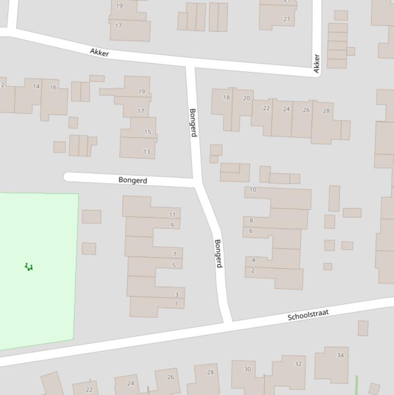 Kaart van  Bongerd.