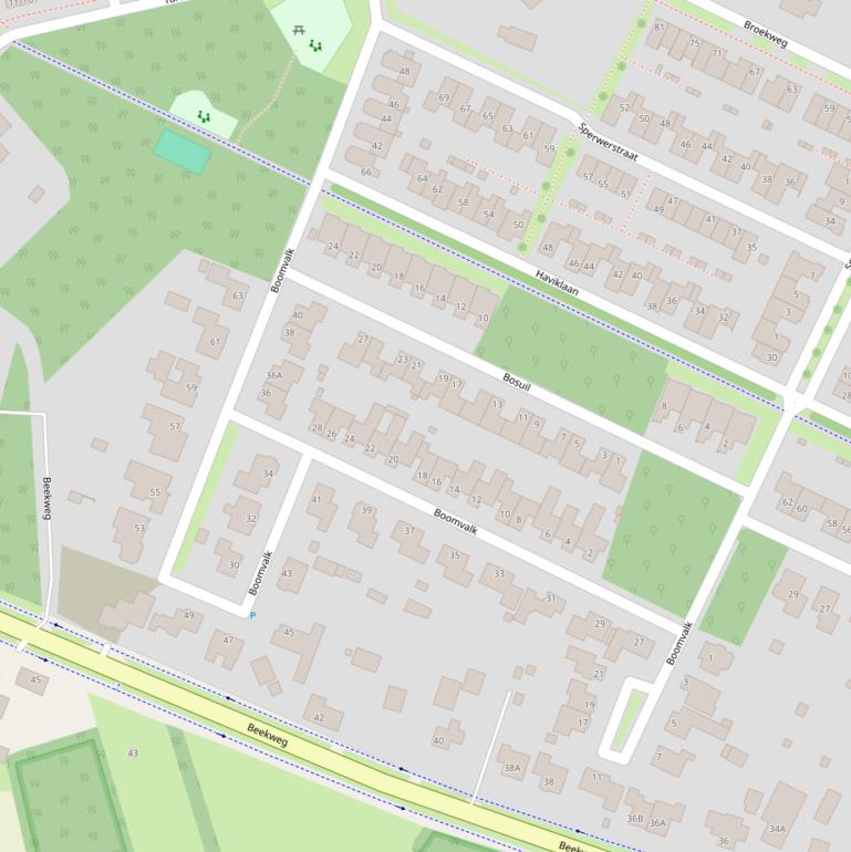 Kaart van  Boomvalk.