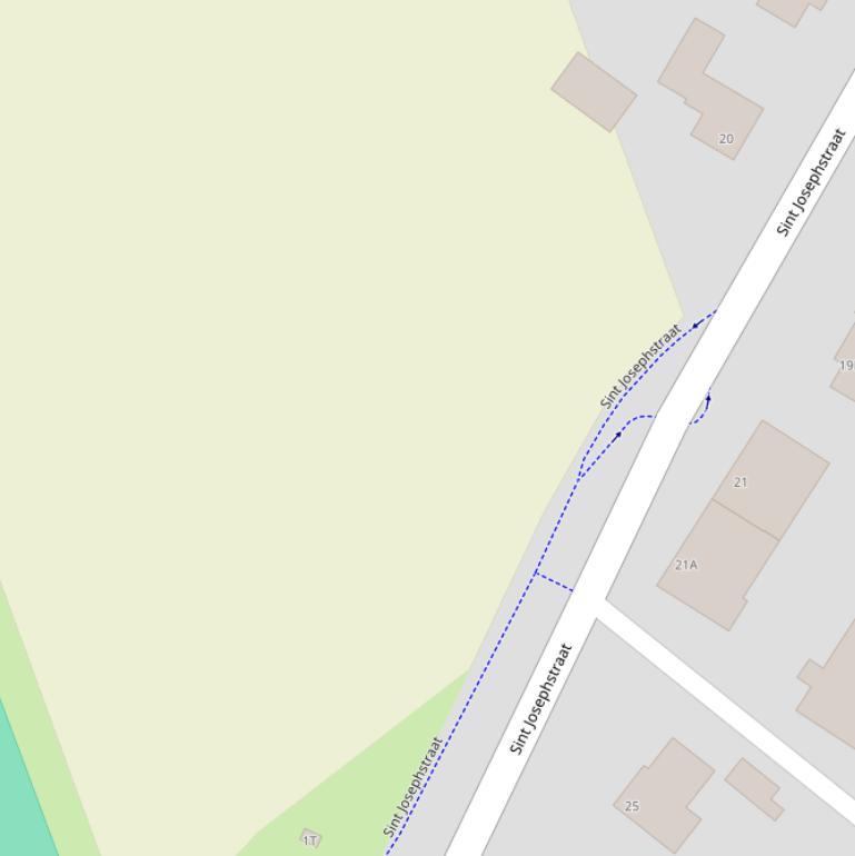 Kaart van de Boonakkerstraat.