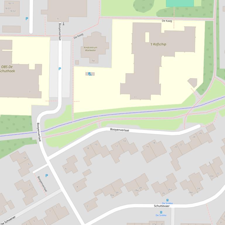 Kaart van  Booyenverlaat.