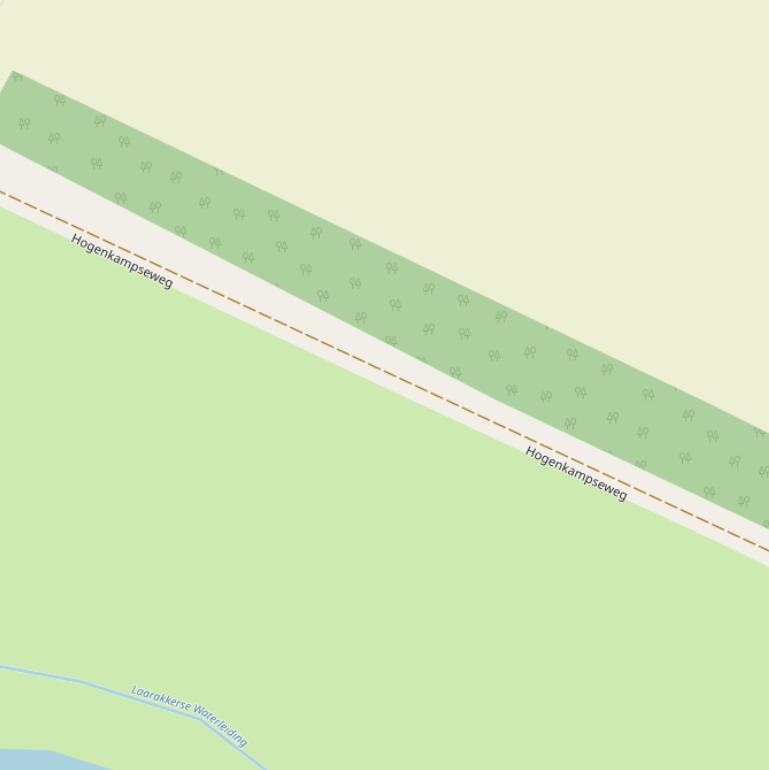 Kaart van de Bordscheweg.