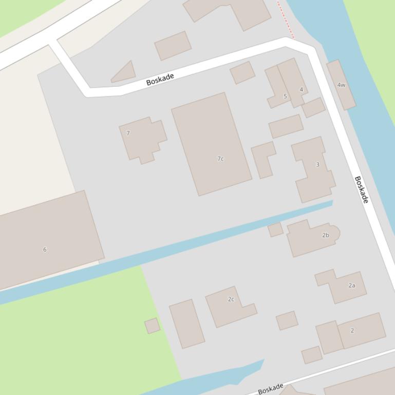 Kaart van de Boshof.