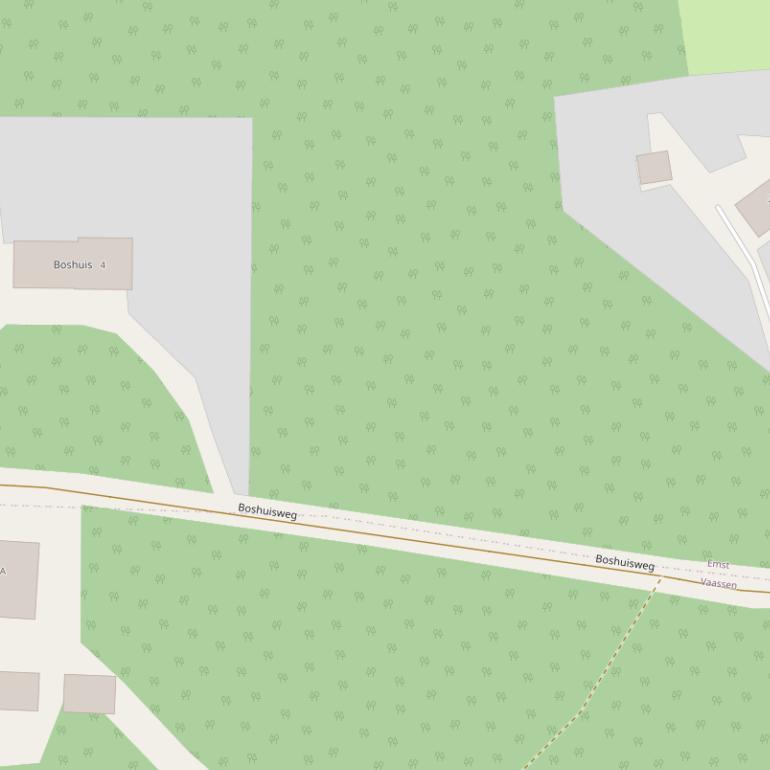 Kaart van de Boshuisweg.