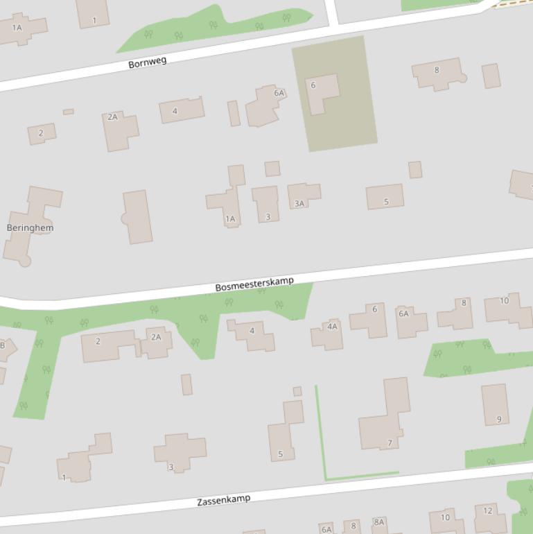 Kaart van  Bosmeesterskamp.