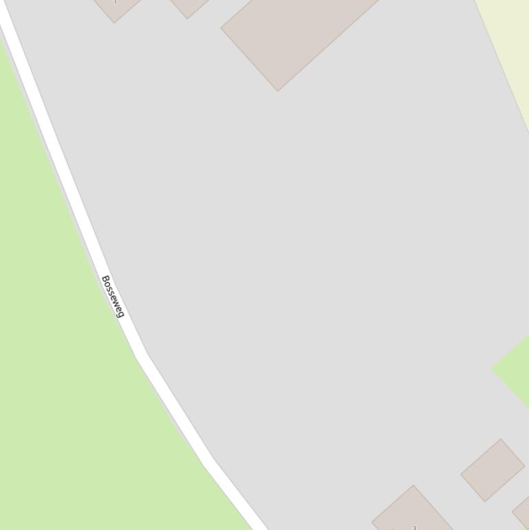 Kaart van de Bosseweg.