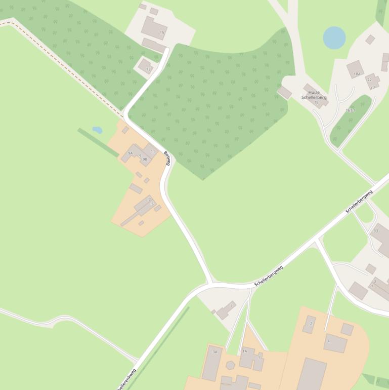 Kaart van de Bosweg.