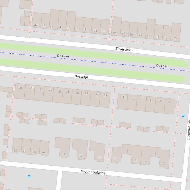 Kaart van  Boswitje.