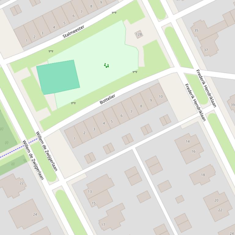 Kaart van  Bottelier.