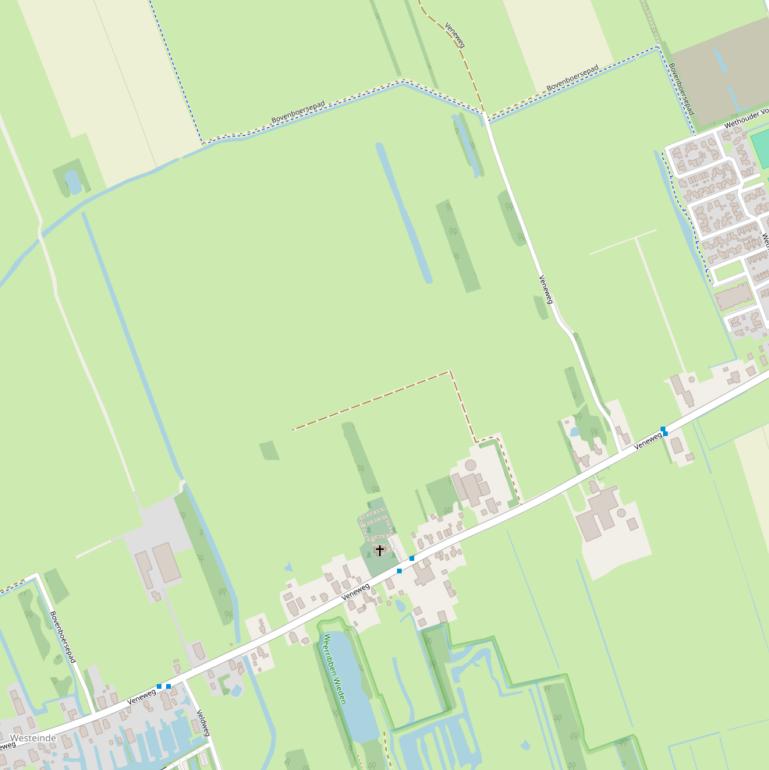 Kaart van het Bovenboersepad.