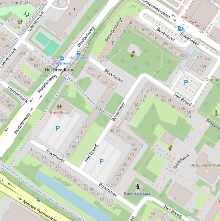 Kaart van  Bovenover.