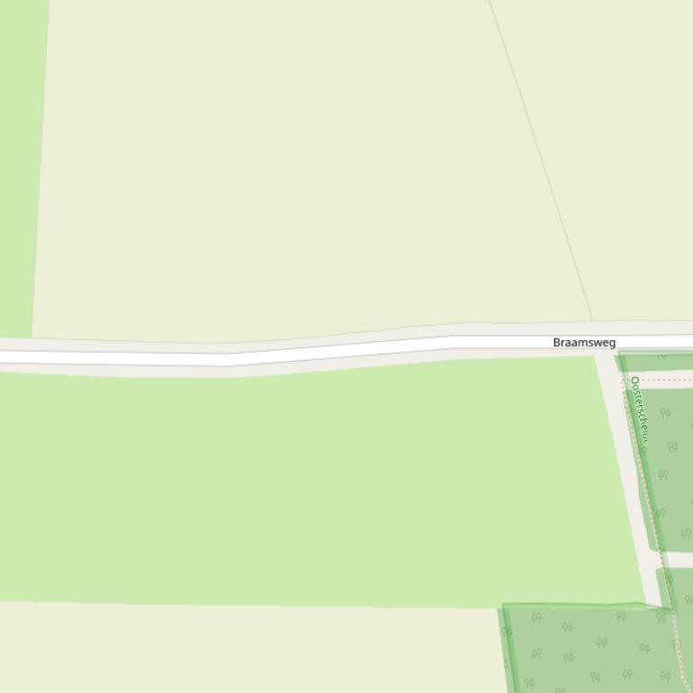 Kaart van de Braamsweg.