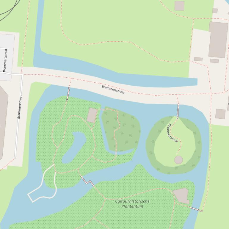 Kaart van de Brammertstraat.