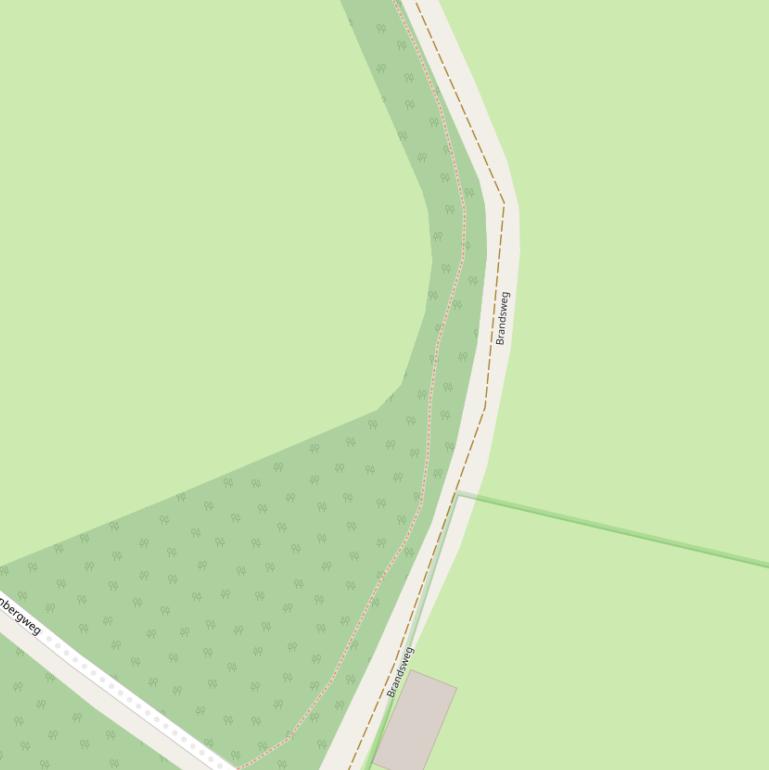 Kaart van de Brandsweg.