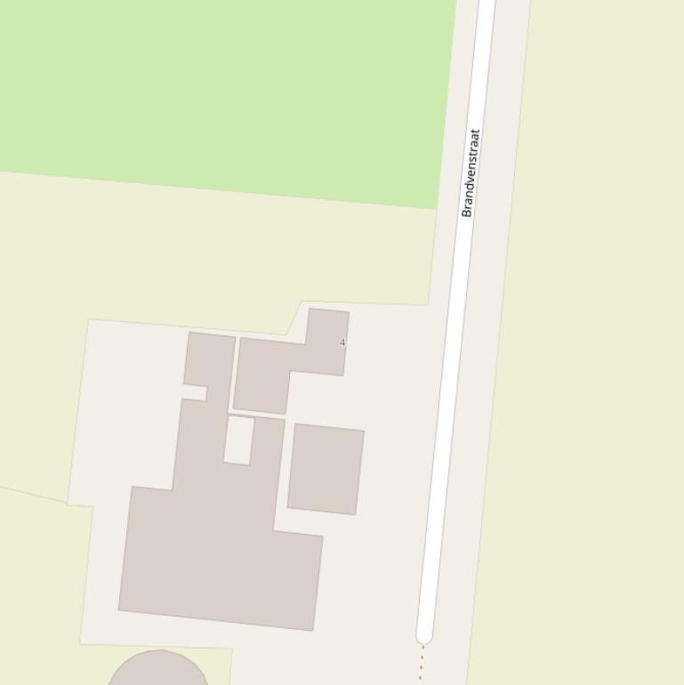 Kaart van de Brandvenstraat.