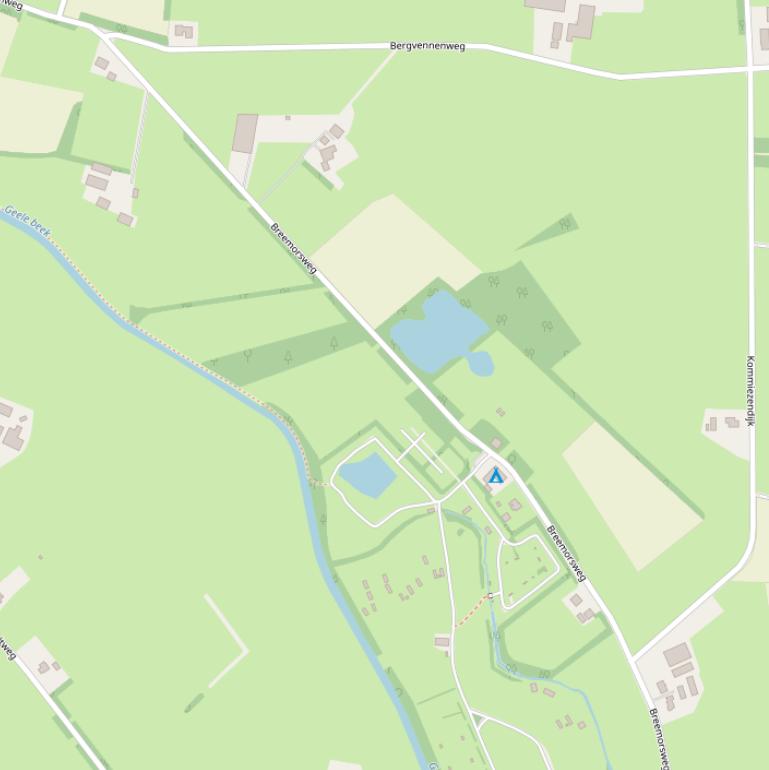 Kaart van de Breemorsweg.