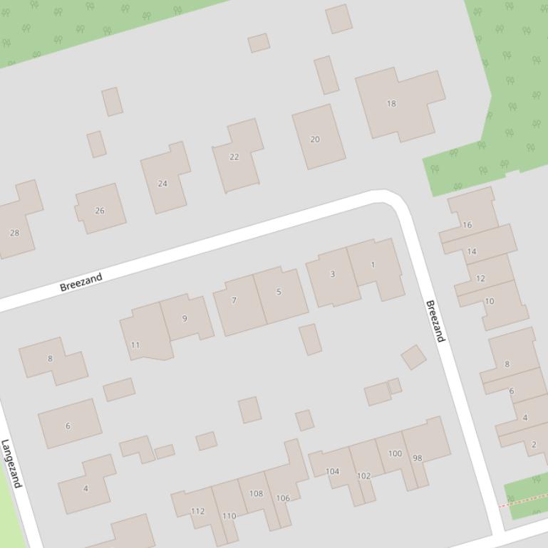 Kaart van  Breezand.