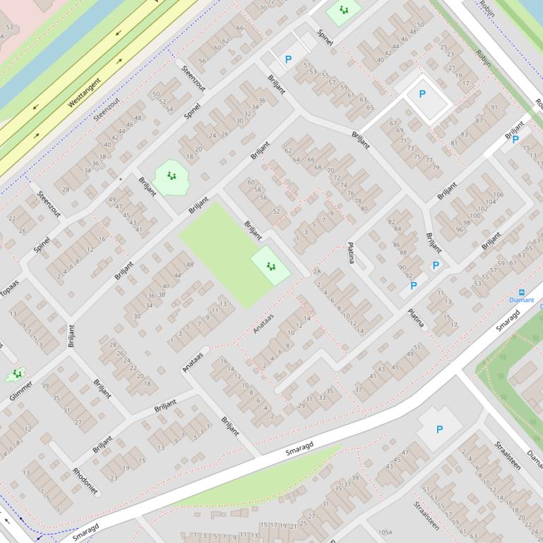 Kaart van  Briljant.