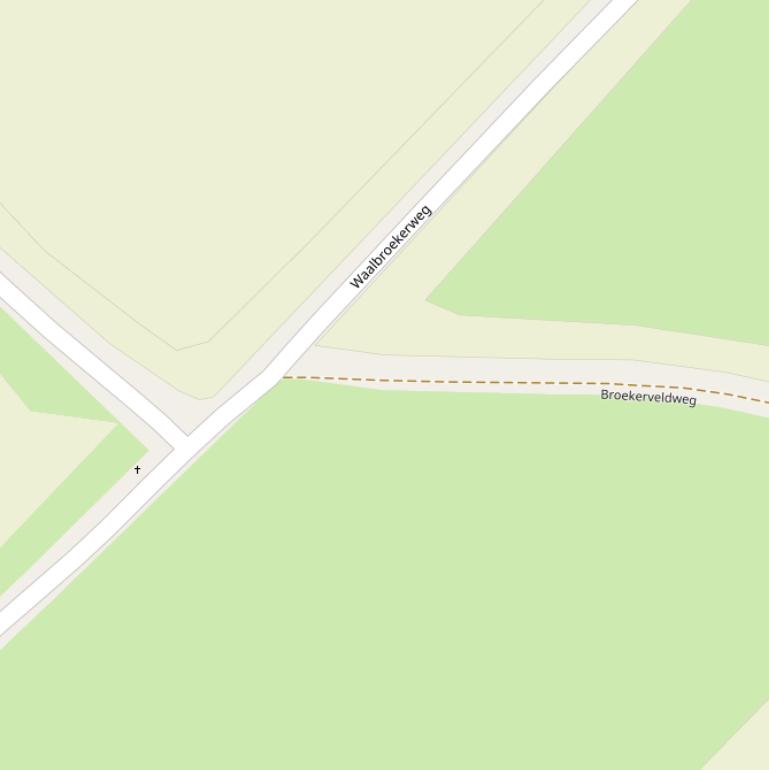 Kaart van de Broekerveldweg.