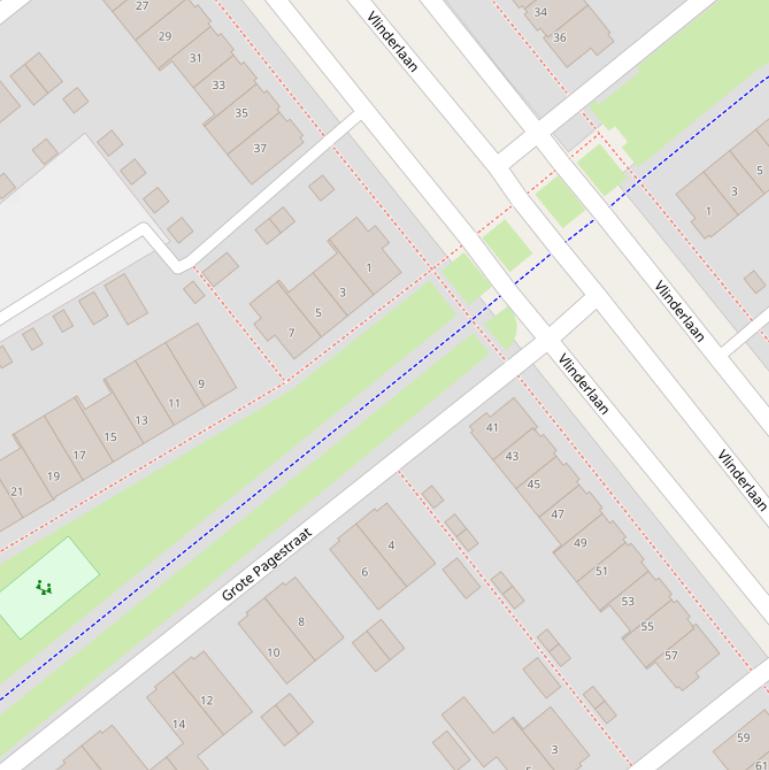 Kaart van het Broeklandpad.