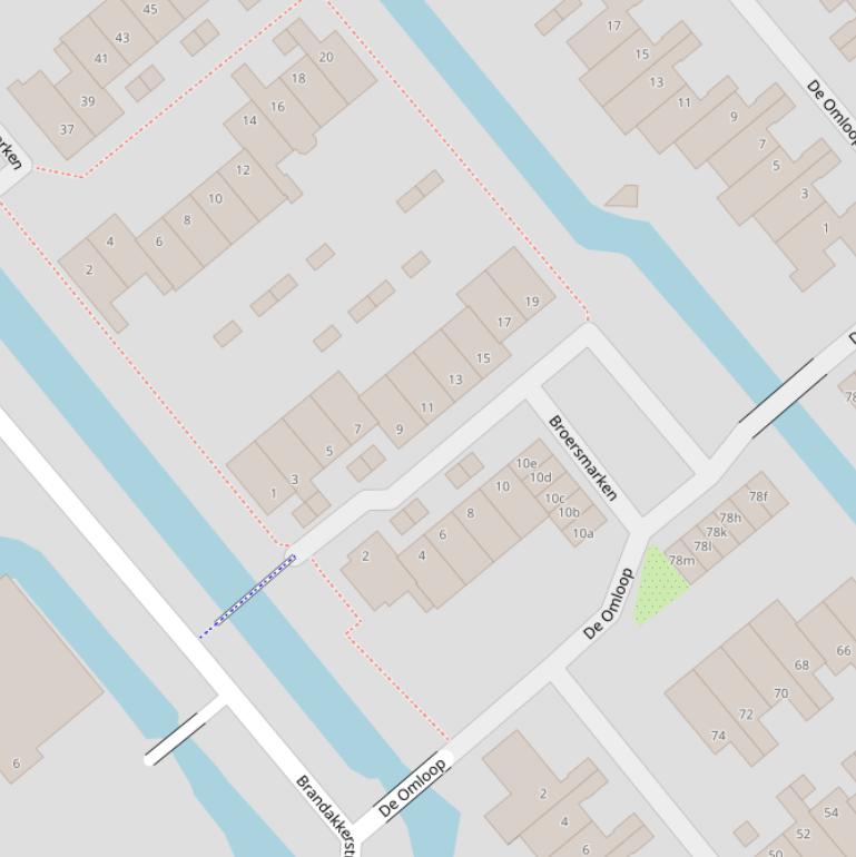 Kaart van  Broersmarken.