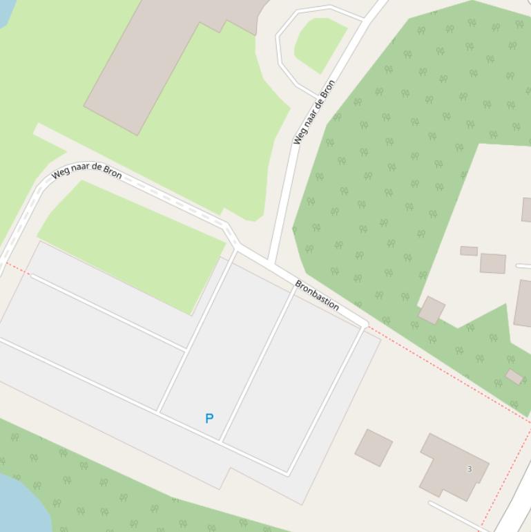 Kaart van  Bronbastion.