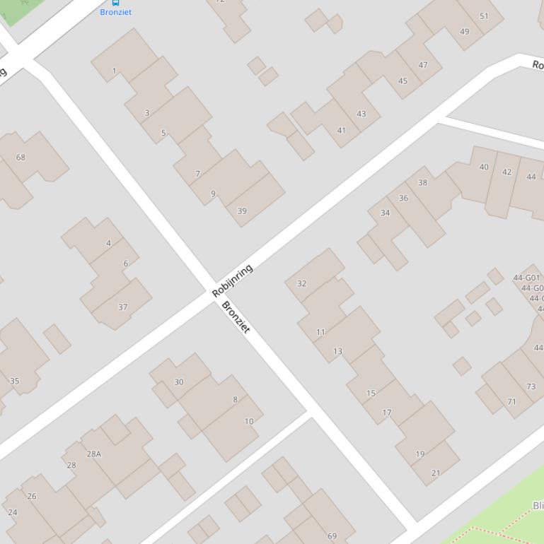 Kaart van  Bronziet.