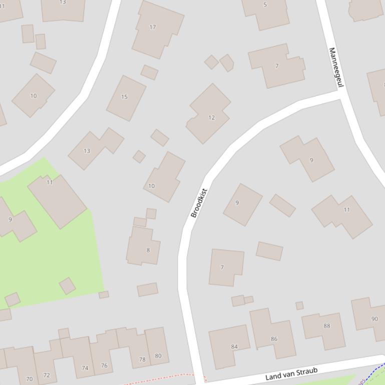 Kaart van  Broodkist.