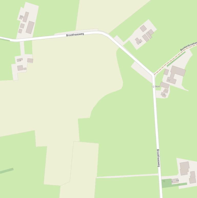 Kaart van de Brookhaasweg.