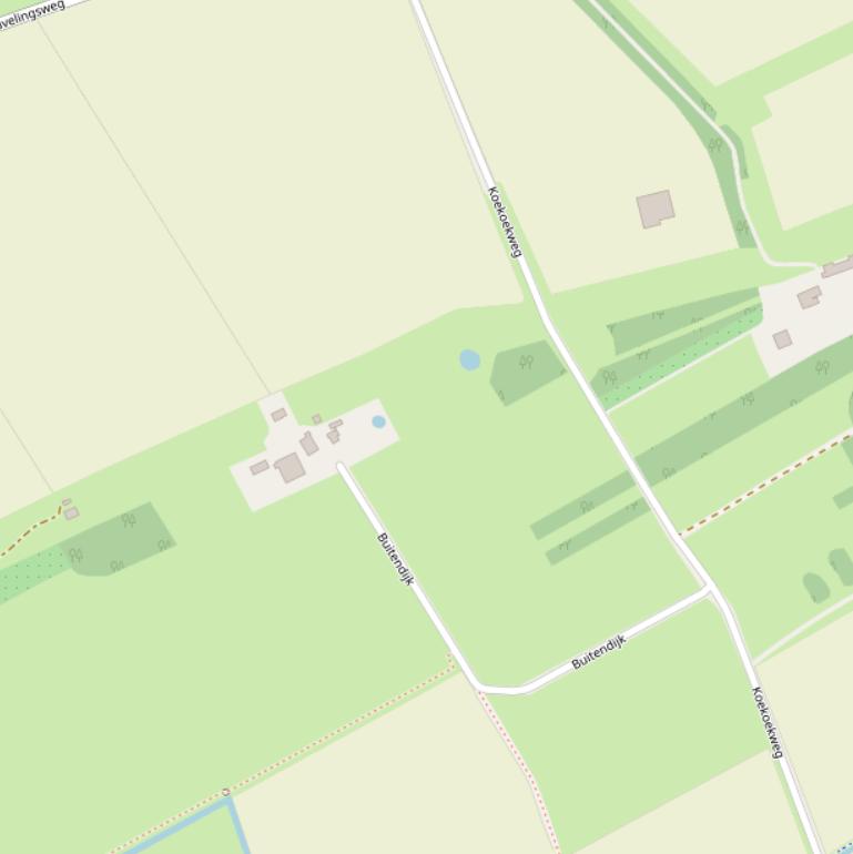 Kaart van de Buitendijk.