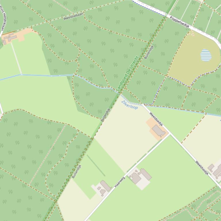 Kaart van de Buitendijk.