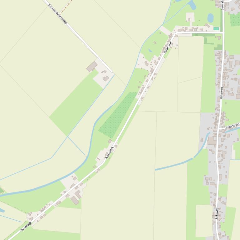 Kaart van de Buitendijk.