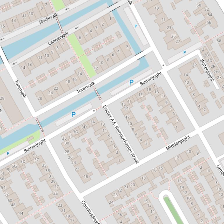 Kaart van  Buitenjoght.