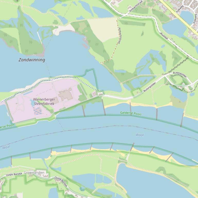 Kaart van  Buitenpolder.