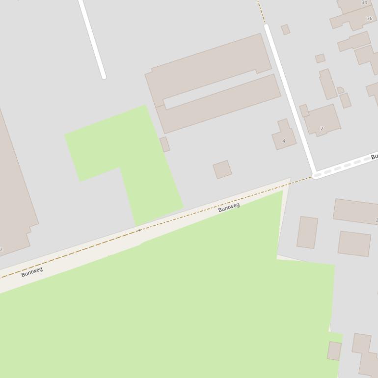Kaart van de Buntweg.