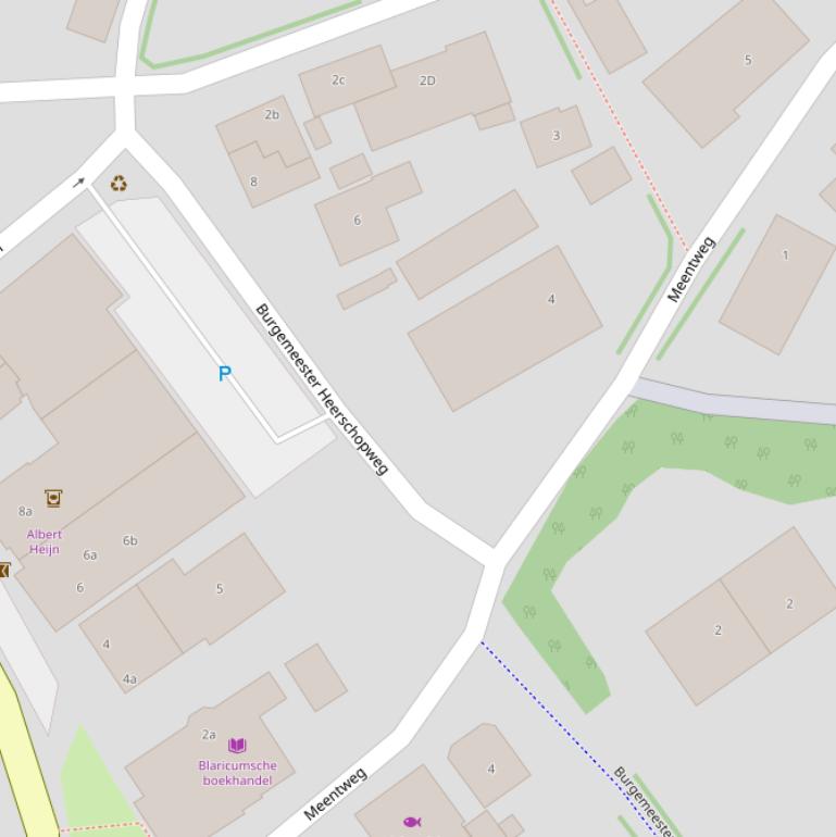 Kaart van de Burg Heerschopweg.