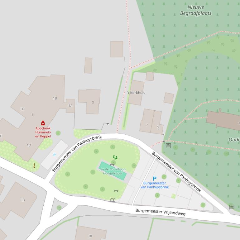 Kaart van  Burg. van Panhuysbrink.