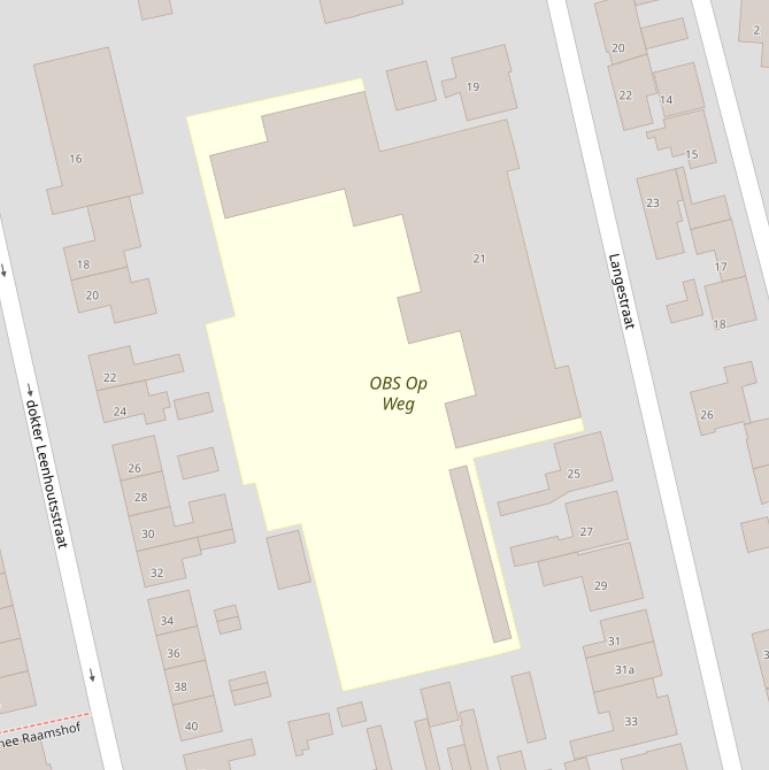 Kaart van de Burg. Van Tienhovenhof.