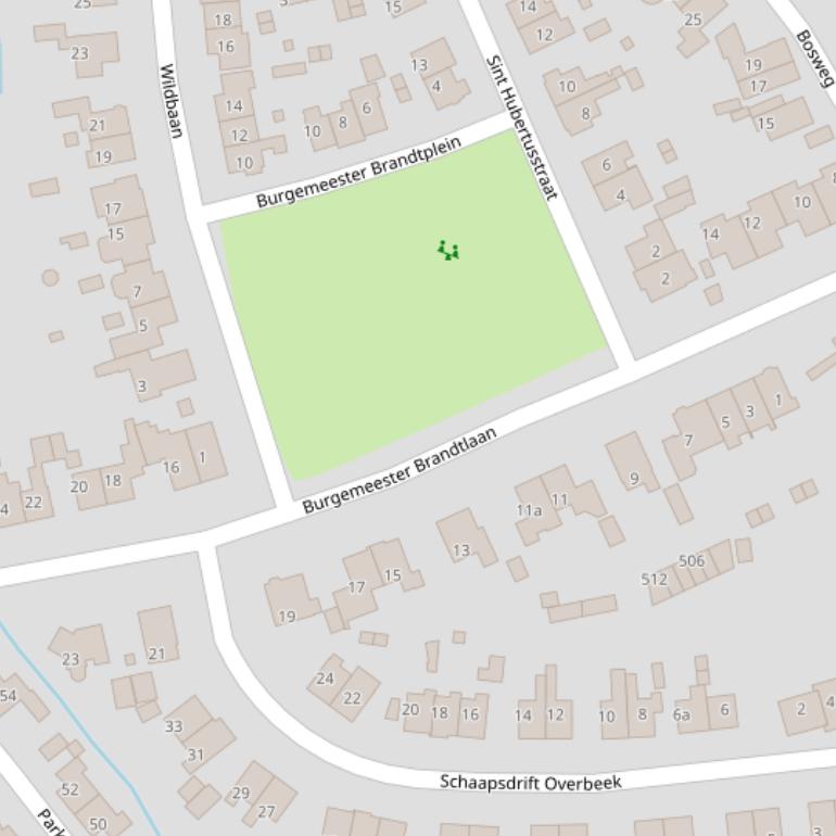Kaart van de Burgemeester Brandtlaan.
