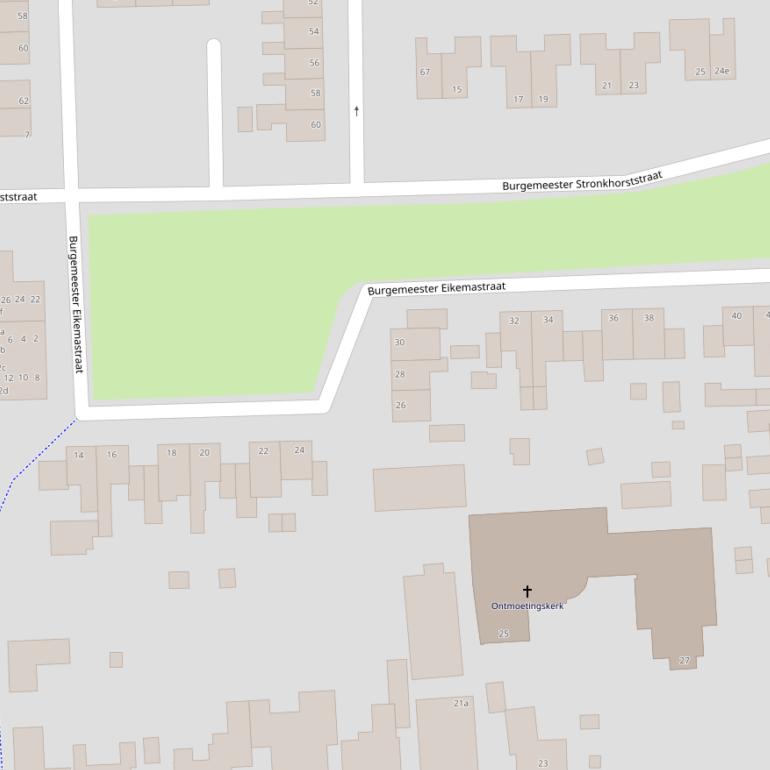 Kaart van  Burgemeester Eikemastr.