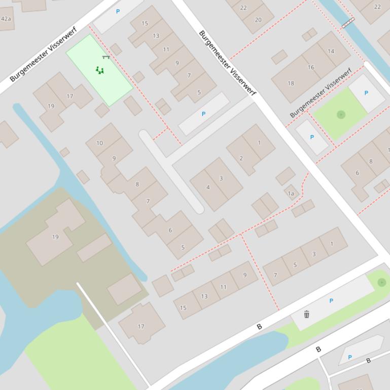 Kaart van de Burgemeester van Steenbergenstraat.