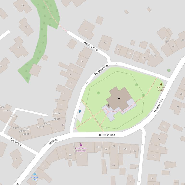 Kaart van  Burghse Ring.