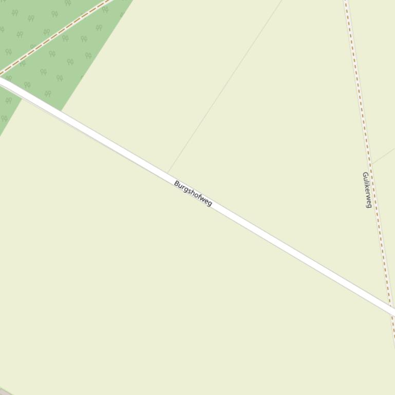 Kaart van de Burgshofweg.