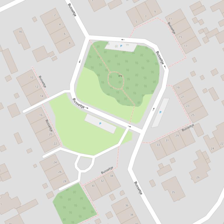 Kaart van  Busseltje.