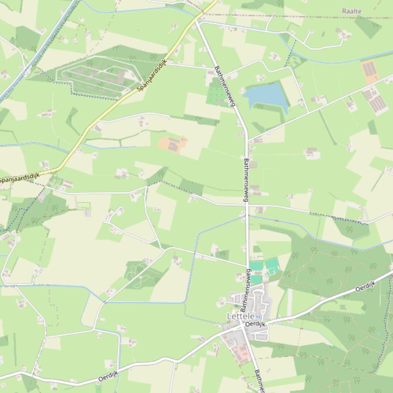 Kaart van de Butersdijk.