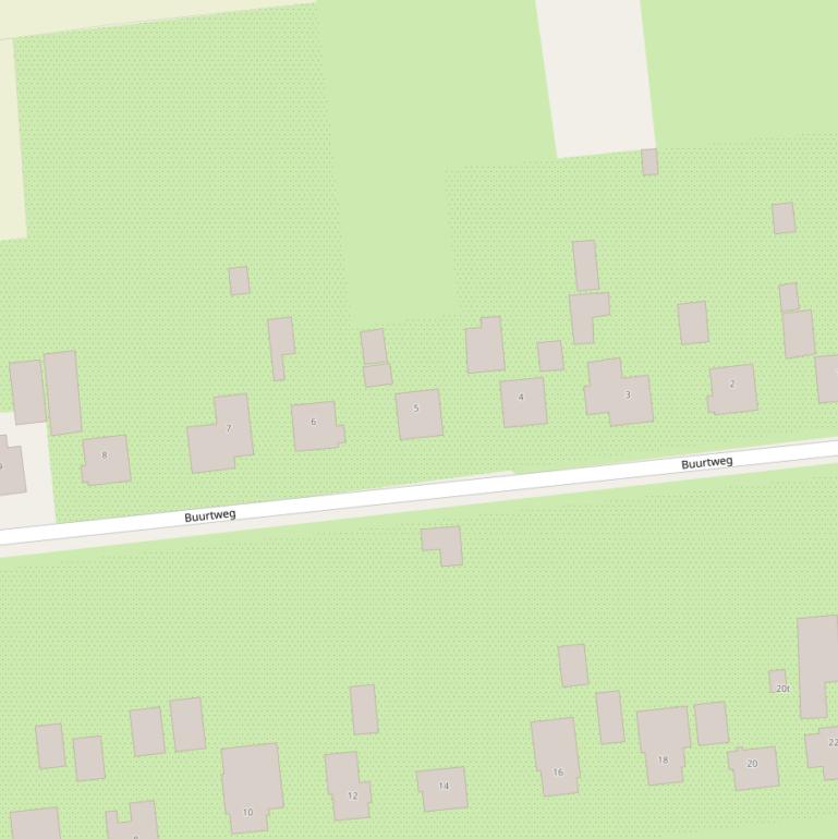 Kaart van de Buurtweg.